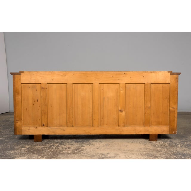 1940s French Art Deco Brutalist Oak Sideboard in the Style of Charles Dudouyt For Sale - Image 16 of 16