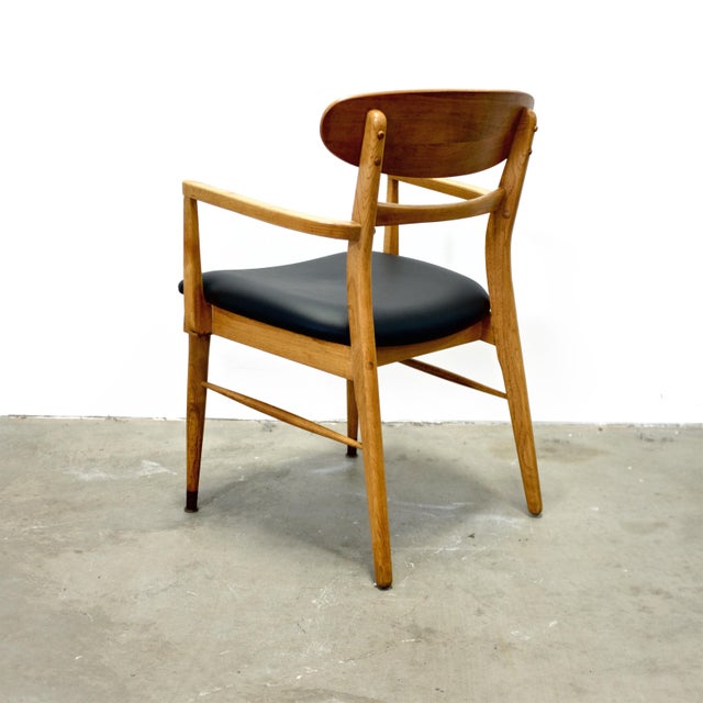 Lane “Acclaim” Walnut & Ash Armchair For Sale - Image 10 of 14