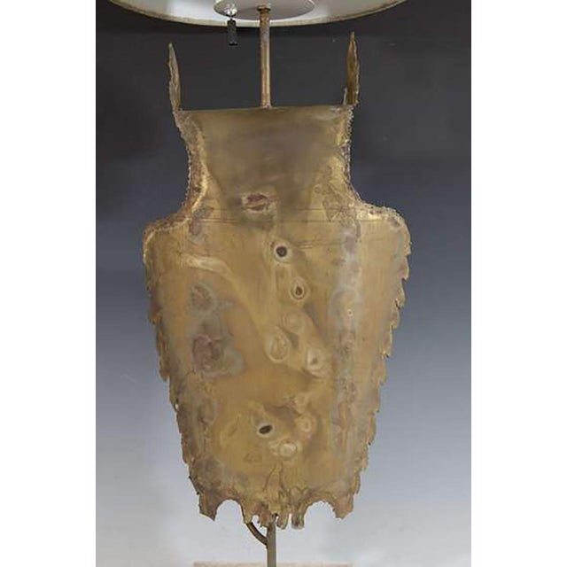 Late 20th Century Abstract Brutalist Owl Table Lamp by Curtis Jere For Sale - Image 5 of 6