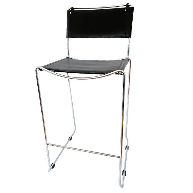 Italian Design Modern Counter Stools From Design Within Reach Set of Four For Sale - Image 9 of 15