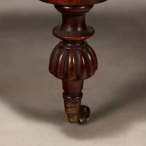 Louis Philippe Walnut and Burr Walnut Shelf For Sale - Image 6 of 11