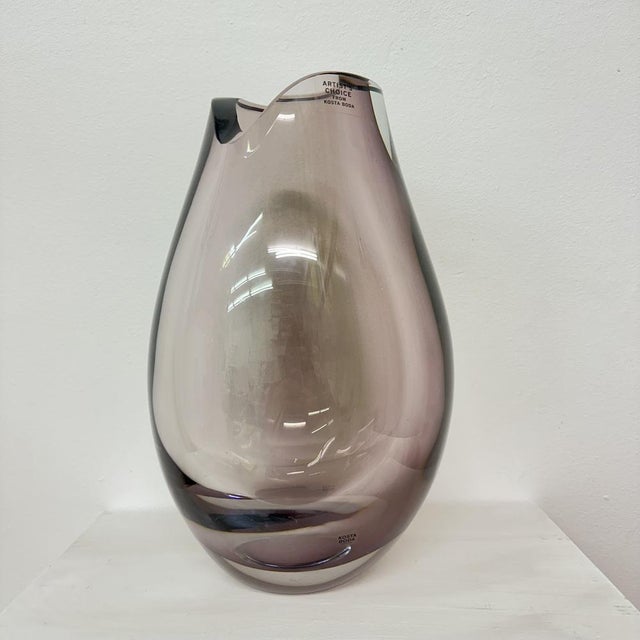 Art Glass Opus Vase by Göran Wärff for Kosta Boda, 2006 For Sale - Image 13 of 18