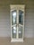 Hekman French Country Style Alabaster Lime Green Lighted Curio Cabinets- A Pair For Sale - Image 10 of 18