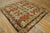Mid 19th Century 1860s Green Olive Floral Antique English Needlepoint Rug 8'6" X 9'8" Flatweave Wool Carpet For Sale - Image 5 of 10