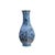 Blue Chinese Blue & White Porcelain Hexagon Lotus Flower Vase For Sale - Image 8 of 14