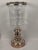 Ralph Lauren Home Silver-Tone Metal & Cut-Pattern Glass Hurricane Candle Holder For Sale - Image 10 of 13