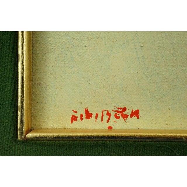 Gilberto Filibeck, Bullfighter with a Bull in a Bullfight, 20th Century, Oil on Canvas For Sale - Image 12 of 17