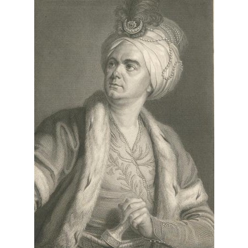After Simon-Bernard Lenoir, Le Kain in Costume, Engraving, 1788 For Sale - Image 4 of 9