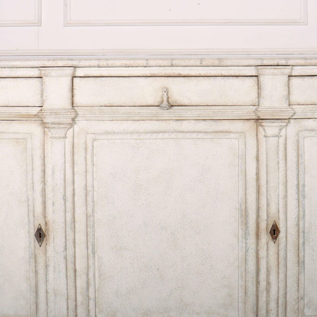 Architectural French Sideboard in White For Sale - Image 4 of 14