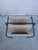 Textile Paul McCobb for Fritz Hansen Magazine Holder, Black Steel & Tan Textile For Sale - Image 7 of 12