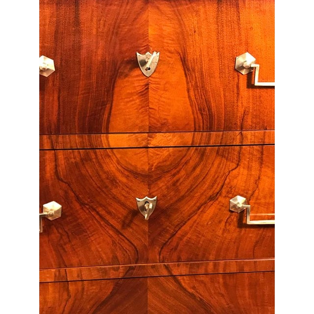 Antique Biedermeier Walnut Chest of Drawers, 1820s For Sale - Image 9 of 10