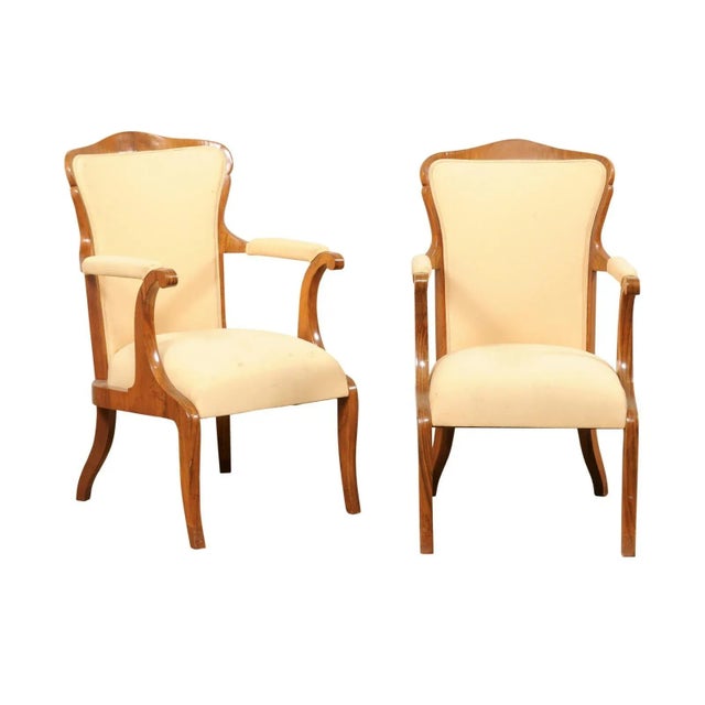 Early to Mid 20th Century French Fauteuils - A Pair For Sale - Image 12 of 12