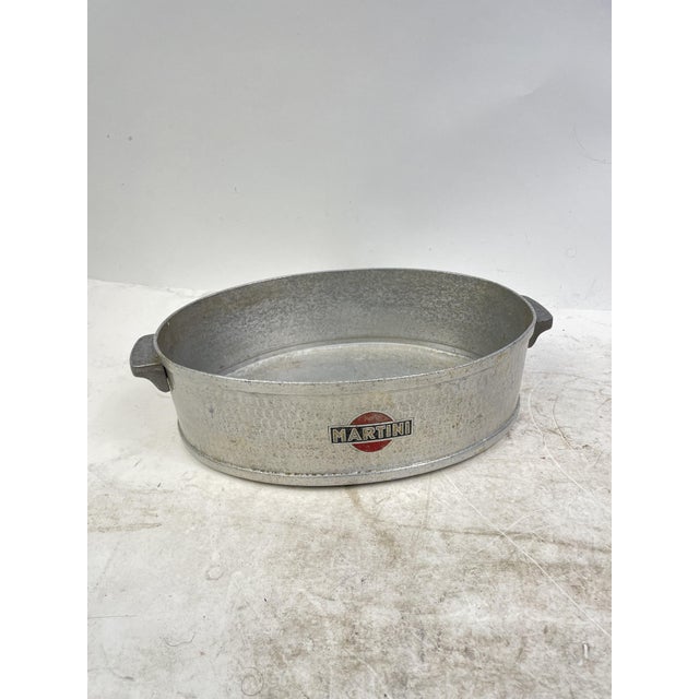 Silver Martini Tray in Aluminum, 1940s For Sale - Image 8 of 8