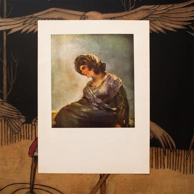 Portraiture 1954 After Francisco Goya "Milkmaid at Bordeaux" First Edition Full-Color Print For Sale - Image 3 of 9