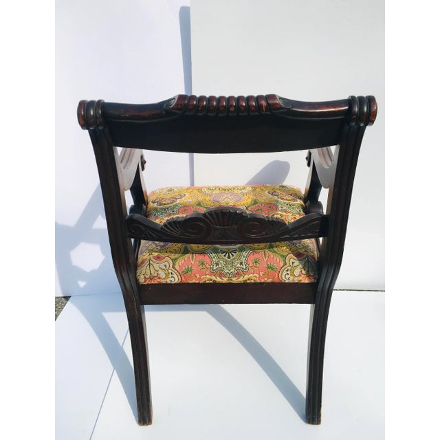 Early 19th Century Antique English Regency Armchair For Sale - Image 10 of 13