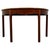 Brown 18th Century English Mahogany Demi-Lune Console Table For Sale - Image 8 of 8