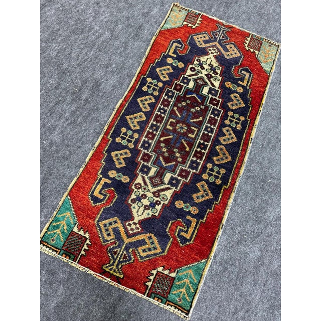 Early 21st Century Turkish Yastik Rug 1'5" x 3'1" For Sale - Image 5 of 5