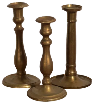 Vintage Candleholders, 1920, Set of 3