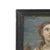 Religious painting - Saint Barbara - 18th century. Oil on canvas, Portuguese school, 18th century. Dimensions: 27 cm x 20 cm.