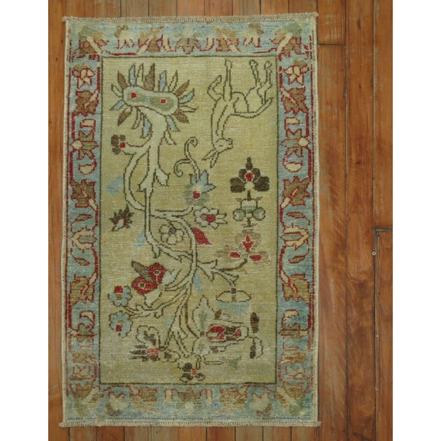 Early 20th Century Early 20th Century Zabihi Collection Persian Animal Pictorial Rug - 1'9" x 2'8" For Sale - Image 5 of 7