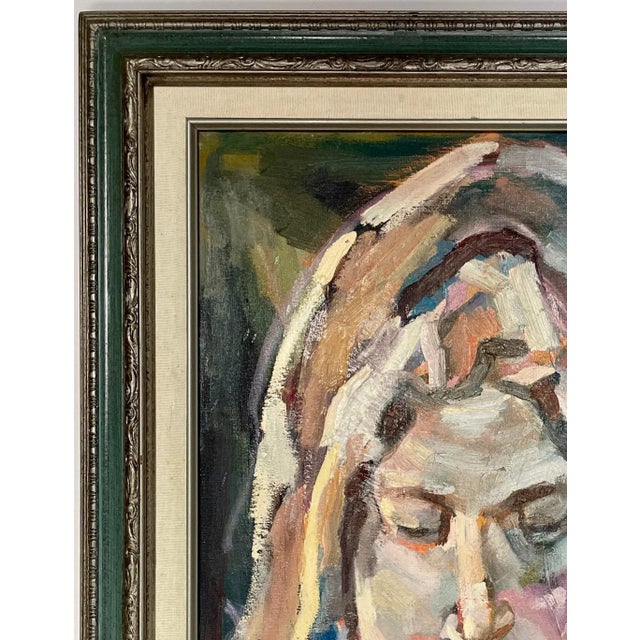 Masterfully painted impressionist portrait by the highly skilled artist Hannah Dalby. A California artist, Hannah studied...