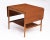 1970s Hans Wagner Andreas Tuck Denmark Teak Oak Drop Leaf Side Table Server For Sale - Image 5 of 12