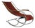 Vintage Wrought Iron Rocking Chair, 1960s For Sale