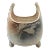 Signed Studio Pottery Sculptural Cachepot For Sale