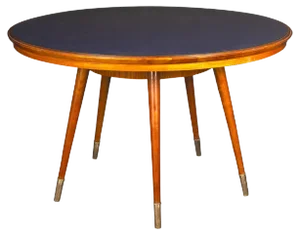 Mid-Century Blue Top Dining or Center Table in the Style of Gio Ponti