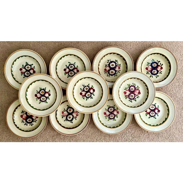 Antique Baker "Old English" Soup Bowls-Set 11 For Sale - Image 10 of 11