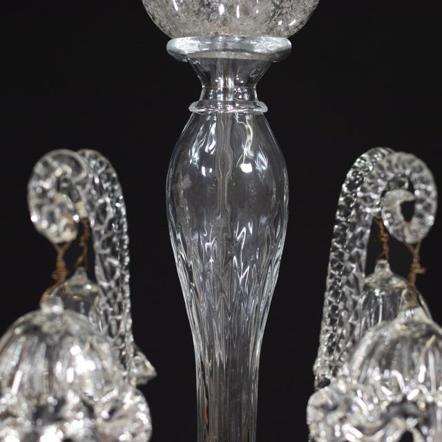 Mid-Century Murano Chandelier Attributed to Barovier & Toso For Sale In Chicago - Image 6 of 18