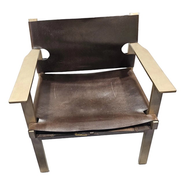 Pair of Bernhardt Aspen Leather Chairs For Sale