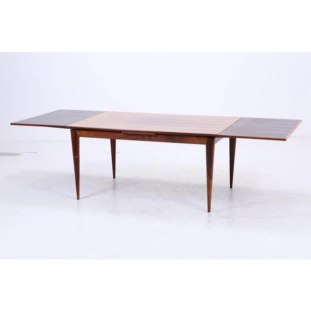 1960s Mid-Century Extendable Kitchen Dining Table in Wood by Niels O Møller, 1970s For Sale - Image 5 of 11