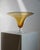 Vintage Italian Orange Bubble Murano Glass Footed Bowl with Ball Stem, 1980s For Sale - Image 13 of 13