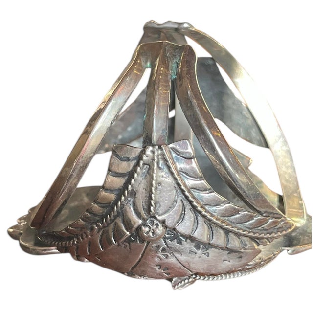 Metal 1940s Royston Turquoise, Coral and Bear Claw Sterling Silver Bracelet, Signed For Sale - Image 7 of 9