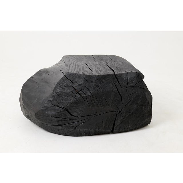 Sculptural Hardwood Stool by Logniture For Sale - Image 10 of 17