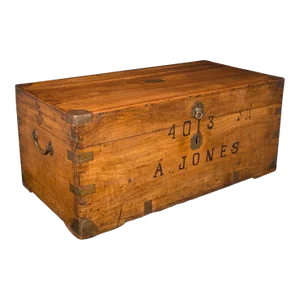 1900's Antique Military Trunk
