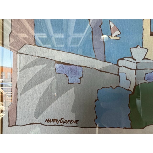 Harry Greene Florida Landscape Painting, Framed For Sale - Image 9 of 12