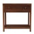 Spritely Home Accent Furniture Nora 30 in. W Rectangular Wood 1 Drawer Wide Nightstand with Lower Open Shelf, Walnut For Sale - Image 4 of 8