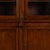 Brown Early 20th Century French Oak Bookcase Cabinet With Glass Doors For Sale - Image 8 of 13