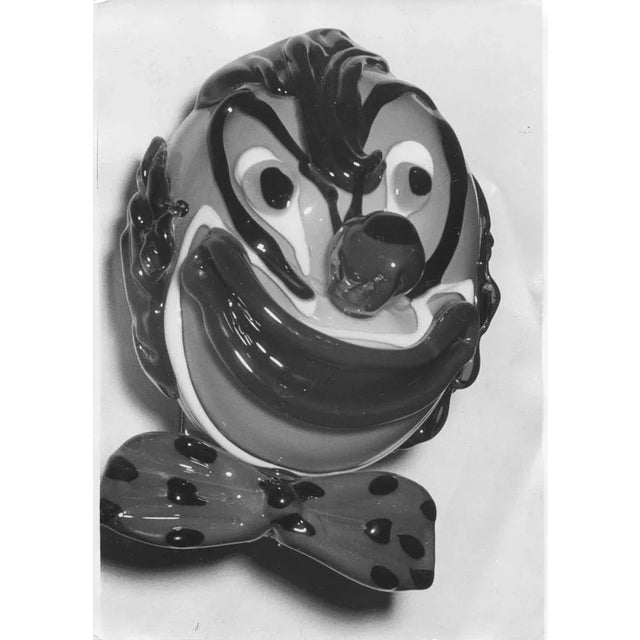 Andres, Venice: Murano Glass Mask, Italy, 1955, Silver Gelatin Print For Sale - Image 4 of 4