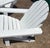 Pair of White Painted Adirondack Chairs -Pair For Sale - Image 4 of 8