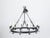 1900s Spanish Colonial 12-Light Iron Chandelier with Ring and Dark Patina For Sale In Atlanta - Image 6 of 12