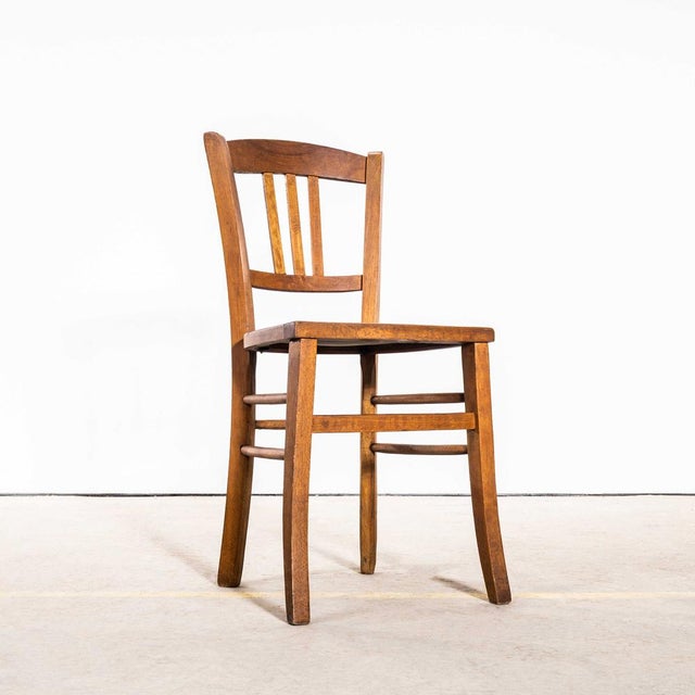 Farmhouse French Dark Oak Dining Chairs, 1940s, Set of 6 For Sale - Image 13 of 13