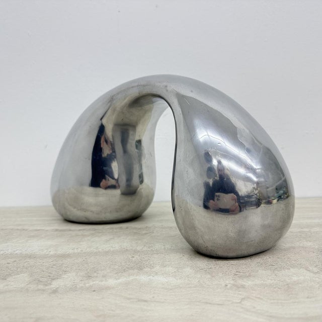 Biomorphic Sculpture Object in Aluminum by Eva & Peter Moritz for Ikea, 1980 For Sale - Image 18 of 18