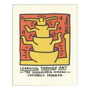Keith Haring Learning Through Art, 1990 Lithograph