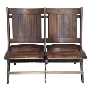 1920s Heywood Wakefield Attributed Bleacher Style Seating For Sale