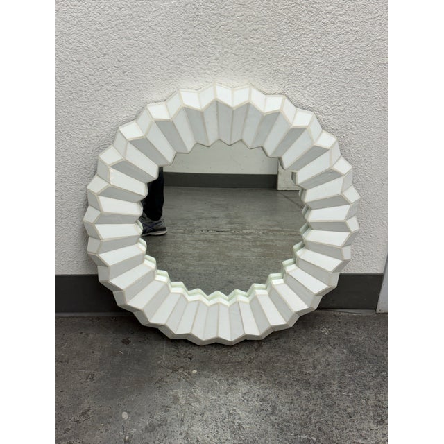 Modern Serena & Lily Mosaic Tile Mirror For Sale - Image 3 of 12