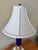 Late 20th Century French Sèvres Style Porcelain and Gold Table Lamp With Shade For Sale - Image 10 of 12