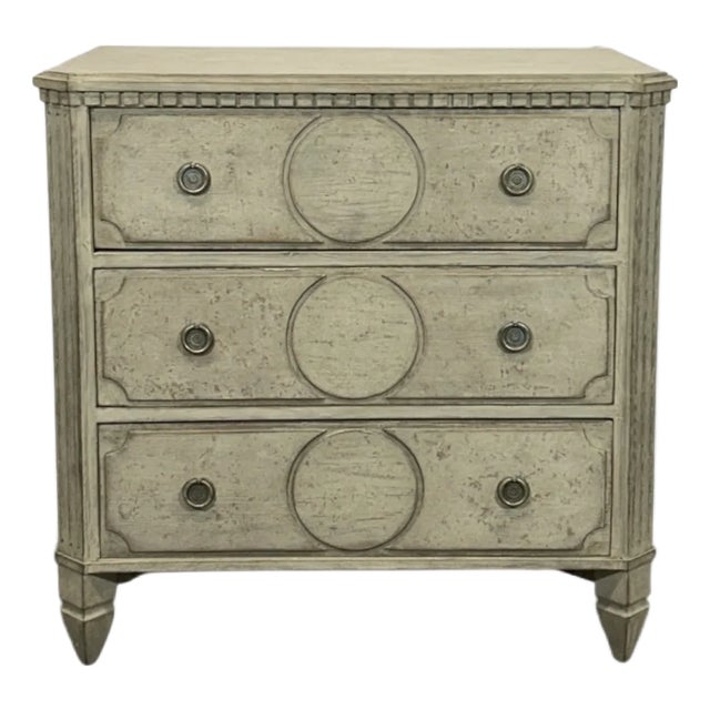 Gustavian-Style Chest of Drawers in Pine For Sale